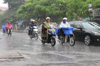 Bắc Bộ mưa rào và dông