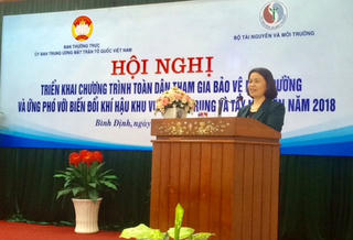 Tập huấn triển khai chương trình toàn dân tham gia bảo vệ môi trường