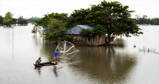 Nước đầu nguồn sông Cửu Long tiếp tục lên cao