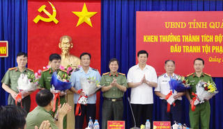 Quảng Ninh: Khen thưởng lực lượng phá đường dây vận chuyển gần 24 kg ma túy