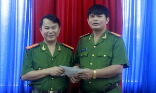Thưởng nóng Phòng CSHS phá thành công nhóm cướp ở mỏ vàng Bồng Miêu