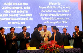BIDV hỗ trợ phát triển hệ thống Công nghệ thông tin  cho Văn phòng Chính phủ Lào