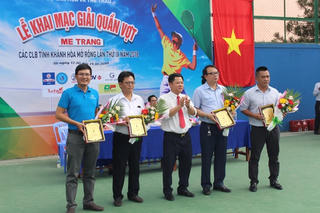Khai mạc giải quần vợt các CLB cúp Mê Trang lần thứ 9