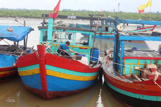 Người dân chằng néo tài sản trước khi bão đổ bộ