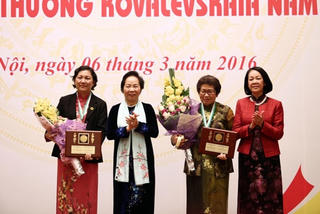 Giải thưởng Kovalevskaia 2015: Những nghiên cứu thiết thực với đời sống