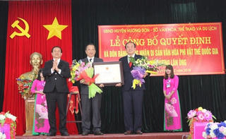 Lễ hội Hải Thượng Lãn Ông là di sản văn hóa phi vật thể quốc gia