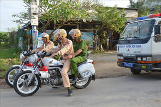 Sơn Tịnh (Quảng Ngãi): Thực hiện nhiều giải pháp hạn chế tai nạn giao thông