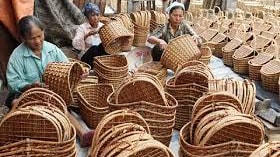 Tiếp sức cho thế mạnh nghề mây tre đan