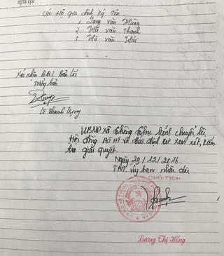 Nghệ An: Chỉ đạo xác minh vụ giả mạo chữ ký