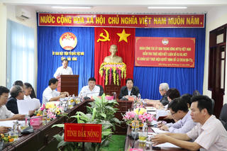 Đoàn công tác Mặt trận Trung ương làm việc tại Đắk Nông