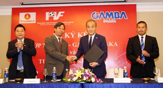 PVF hợp tác với CLB Gamba Osaka của Nhật Bản