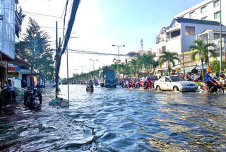 Khó giải bài toán ngập lụt đô thị