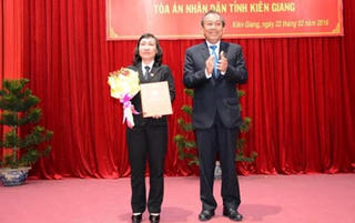 Bổ nhiệm Chánh án TAND tỉnh Kiên Giang