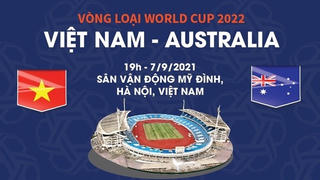 Thông tin trước trận Việt Nam-Australia tại vòng loại World Cup 2022