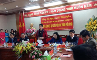 Phó Chủ tịch Quốc Hội thăm mô hình nông thôn mới ở Hà Nội