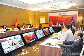 Hội nghị Bộ trưởng Kinh tế ASEAN - Nhật Bản ứng phó đại dịch Covid-19