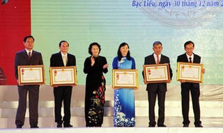 Chủ tịch Quốc hội dự lễ kỷ niệm 20 năm tái lập tỉnh Bạc Liêu