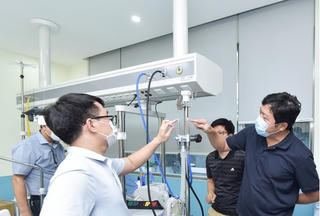 TP Hồ Chí Minh: Bệnh viện hồi sức được trang bị bình oxy có khối lượng 20 tấn