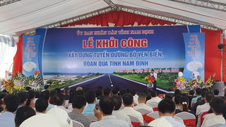 Nam Định: Khởi công đường bộ ven biển gần 2.700 tỷ đồng