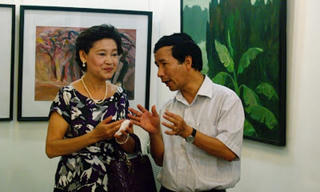 Họa sĩ Phạm Kim Bình tái đắc cử Chủ tịch Hội Mỹ thuật Hà Nội