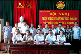 Hội nghị triển khai, phát động Cuộc vận động 'Toàn dân đoàn kết XD nông thôn mới, đô thị văn minh'