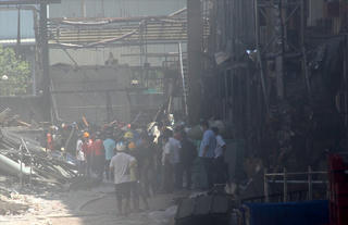 Lại cháy tại công ty TNHH Kwong Lung Meko