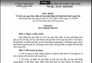 Lạng Sơn, vì đâu núi đồi tan hoang? - Bài 2: Quyết định trái luật
