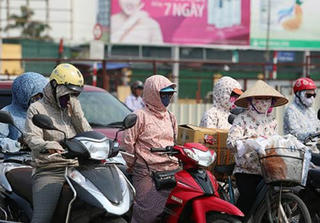 Bắc Bộ và Trung Bộ nắng nóng gia tăng