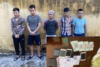 Thanh Hóa: Triệt phá đường dây đánh bạc qua mạng hơn 10 tỷ đồng