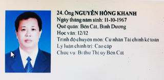 Bắt tạm giam cựu Bí thư Thị ủy Bến Cát