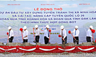 Khởi công tuyến đường Khánh Hòa - Đắk Lắk