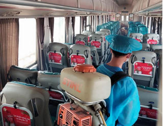 Tăng cường phòng dịch tại sân bay, ga tàu, xe bus
