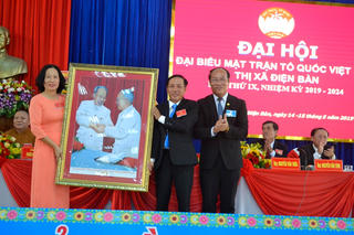 Đại hội đại biểu Mặt trận thị xã Điện Bàn lần thứ IX