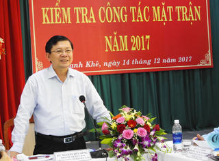 Phối hợp chặt chẽ với HĐND và UBND làm tốt công tác Mặt trận