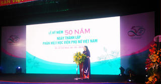 Phân hiệu Học viện Phụ nữ Việt Nam kỷ niệm 50 năm thành lập