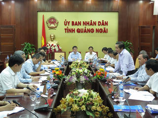 Ban chỉ đạo TƯ các chương trình mục tiêu Quốc gia làm việc với tỉnh Quảng Ngãi