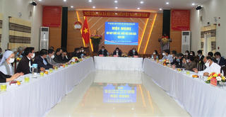 Quảng Nam: Gặp mặt chức sắc, chức việc công giáo năm 2021