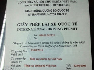 TP. Hồ Chí Minh: Sẽ cấp giấy phép lái xe quốc tế từ đầu năm 2016