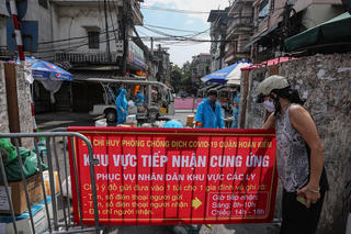 Hà Nội: Quận Hoàn Kiếm đảm bảo cung ứng thực phẩm cho người dân khu cách ly y tế