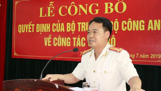 Bộ Công an bổ nhiệm tân Trưởng Công an TP Thanh Hóa