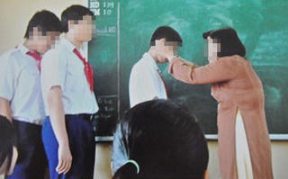 Thái Nguyên: Phụ huynh tố cô giáo phạt một số học sinh tự tát 50 cái vào mặt