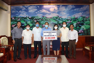 Hiệp hội doanh nghiệp tỉnh Quảng Trị ủng hộ 62 triệu đồng chống dịch Covid-19