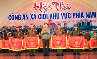 Hội thi Công an xã giỏi khu vực phía Nam đã chọn được 5 đơn vị vào vòng chung kết