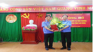 Viện KSND Cao Bằng có Viện trưởng mới