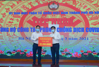 Hà Nội: Tiếp tục tiếp nhận nguồn lực phòng dịch Covid-19