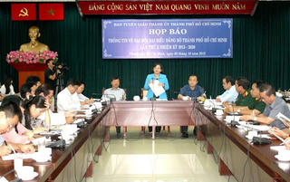 445 đại biểu sẽ tham dự Đại hội Đảng bộ TP.Hồ Chí Minh lần thứ X