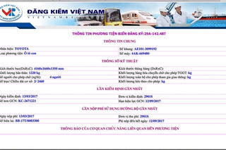 Cục Đăng kiểm mở trang tra cứu xe bị phạt nguội