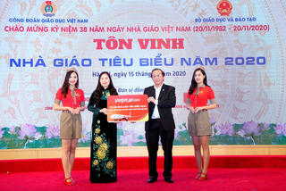 Cùng Vietjet tri ân thầy cô giáo trong Ngày Nhà giáo Việt Nam 20-11