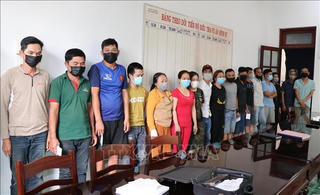 Gia Lai: Bắt quả tang 14 đối tượng xóc đĩa