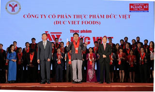 Thực phẩm Đức Việt được vinh danh Thương hiệu mạnh Việt Nam 2016-2017